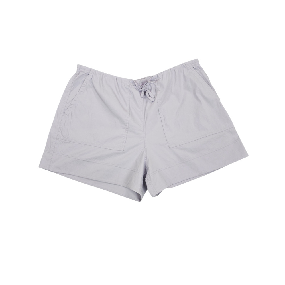 Lululemon Shorts Womens XL Purple Poplin Drawstring Elastic Waist Athletic